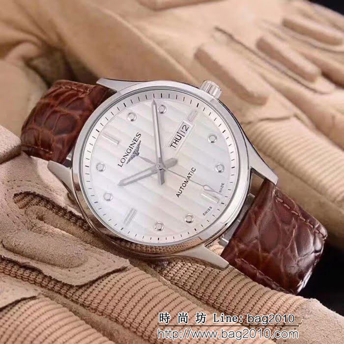LONGINES浪琴 經典大三針 全自動機械 精品男士腕表 WSS1193